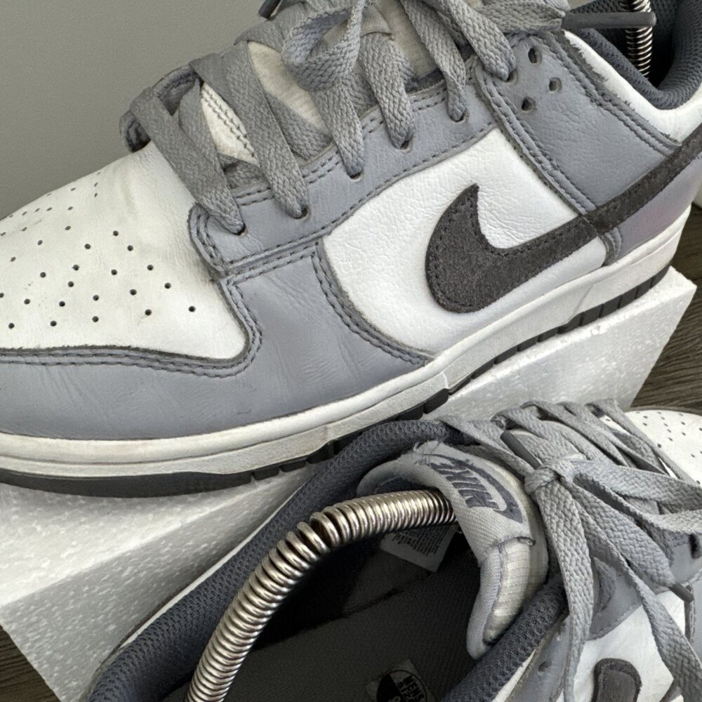 Nike Dunk Low SE Light Carbon Shoes Men’s 8 FJ4188-100 - Picture 7 of 16